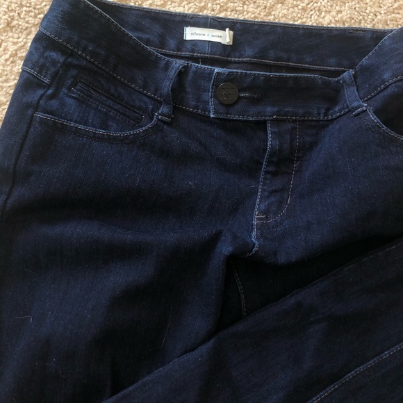 Silence + Noise Straight Skinny Jeans size 25 - Picture 3 of 4